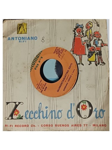 Vinile giri zecchino oro - 45, d'oro