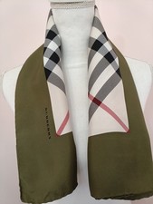 Burberry, foulard in seta vintage.