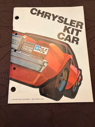 Raro catalogo auto kit - catalogo,