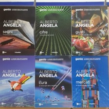 Genio Alberto Angela  nr. 13 volumi la Repubblica Rai Libri PP/135
