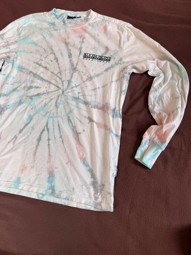 Shirt uomo napapijri tie - tie, dye