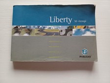 Piaggio Liberty 50 4T 2003 manuale uso manutenzione libretto originale