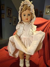 Bellissima Bambola Antica Composizione+celluloideAnni 40/50