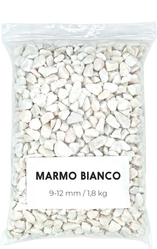 Ghiaia bianco 8kg - ghiaia,