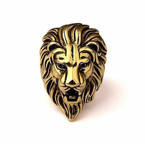 Anello testa leone - di,