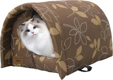 Casetta per Gatti per Esterni Cuccia per Animali Domestici da Esterno Resistente