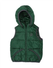 Gilet imbottito con cappuccio