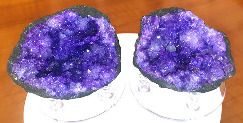 Geode calcite colorata - geode,