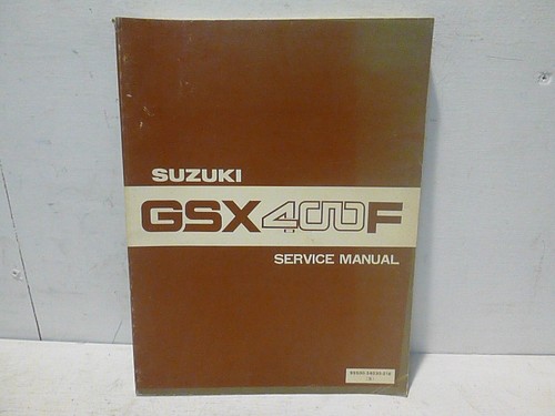 Suzuki gsx400f manuale - manuale, di