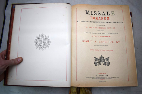 Vecchio messale romano libro - romano,