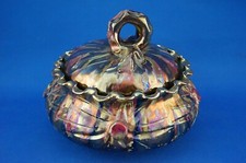 Vittoria Mazzotti Scatola vaso ceramica lustro Albisola Albissola Savona 1900 XX