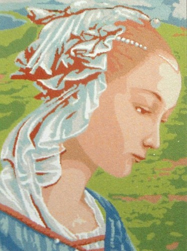 Quadro canovaccio mezzo punto - mezzo,