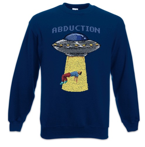 Felpa ufo abduction pullover - ufo,