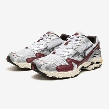MIZUNO WAVE RIDER 10 D1GA2431 14 Bianco/Nero/Rosso Vino Unisex Corsa 2E tom09
