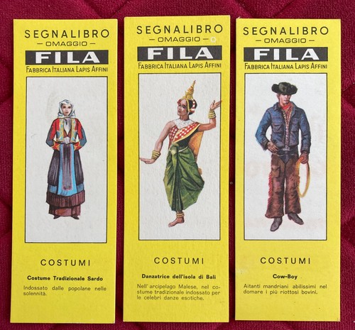 Segnalibri fila costumi - segnalibri,