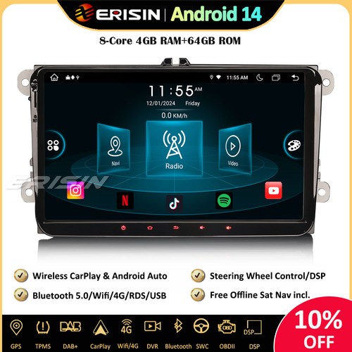 Android autoradio gps - 9",