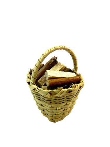 Cesto con legna 3x4 - legna, cm