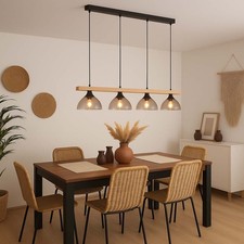 Lampada Pendente di Legno