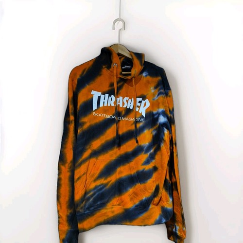 Felpa con cappuccio thrasher - con,