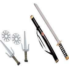 SET ACCESSORI ARMI NINJA SPADA