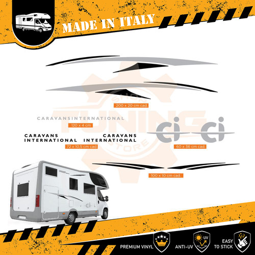 Decalcomania adesivi camper - adesivi,