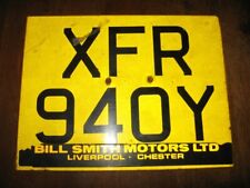 Targa moto epoca inglese Motorcycle plate originale no auto only for collection