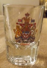 Canadian Insignia Shot Glass