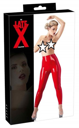 Leggings lattice rosso - in,