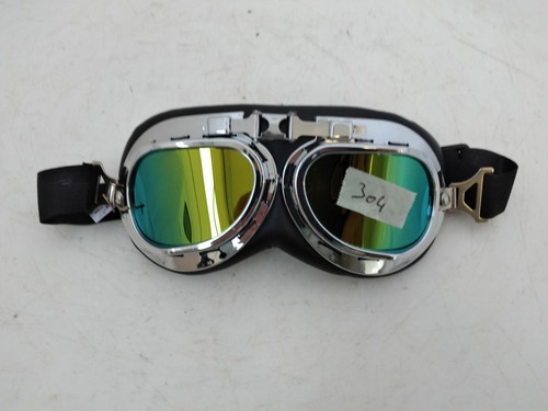 Occhiali pelle moto - pelle,