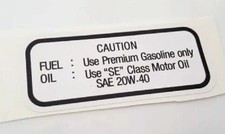 Adesivo Carburante Yamaha tt