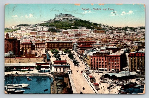 Cartolina napoli veduta dal - cartolina,