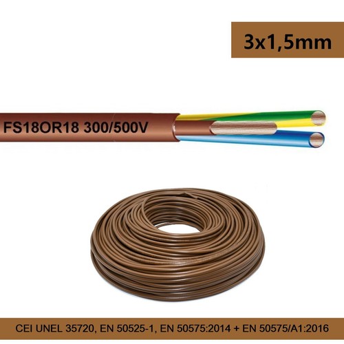 Cavo filo elettrico fs18or18 - cavo,