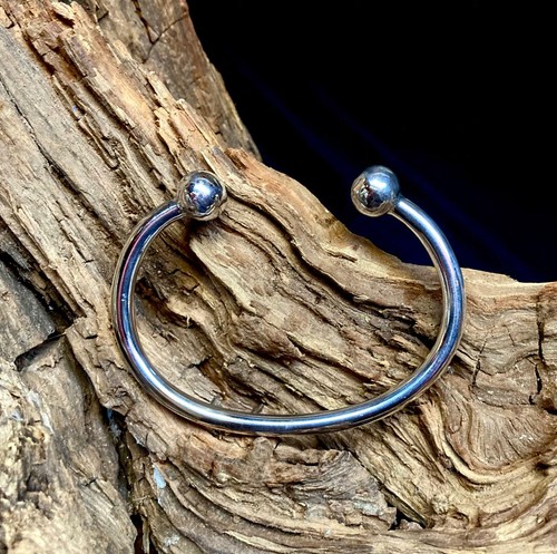 Bracciale torc argento - bracciale, in