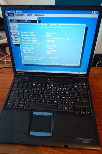 Compaq evo n600c pentium 3 - pentium, 3-m