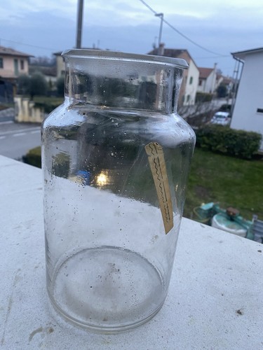 Vaso caramelle vintage vetro - caramelle,