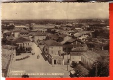 CARTOLINA  TURRIACO B/N NON  VIAGGIATA PIAZZA E VIA GARIBALDI  VISTA DAL CAM OCC