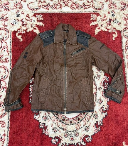 Giacca pelle uomo vintage - giacca,