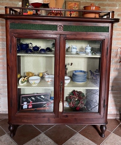 Credenza vetrina antica - credenza,