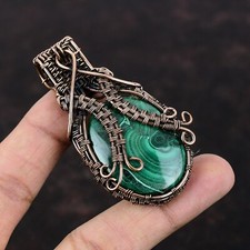 Ciondolo russo malachite gemma