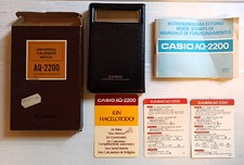 CALCOLATRICE CASIO ELECTRONIC CALCULATOR AQ 2200  orologio, sveglia e calendario