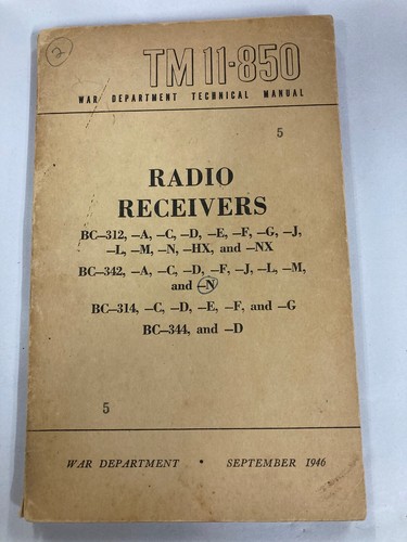 Signal corps 312 - bc-312, tm