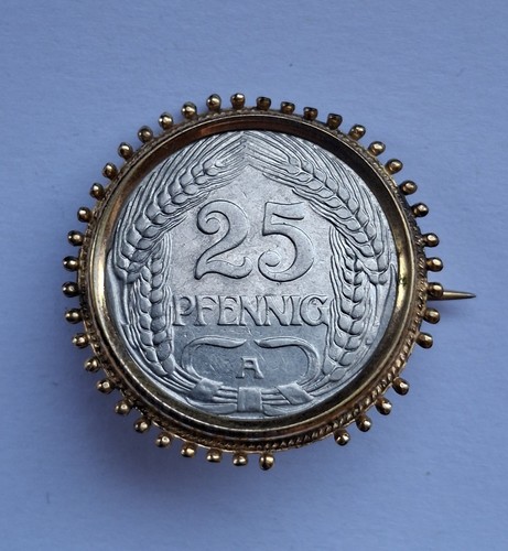 Spilla antica pfennig 1910 - antica,
