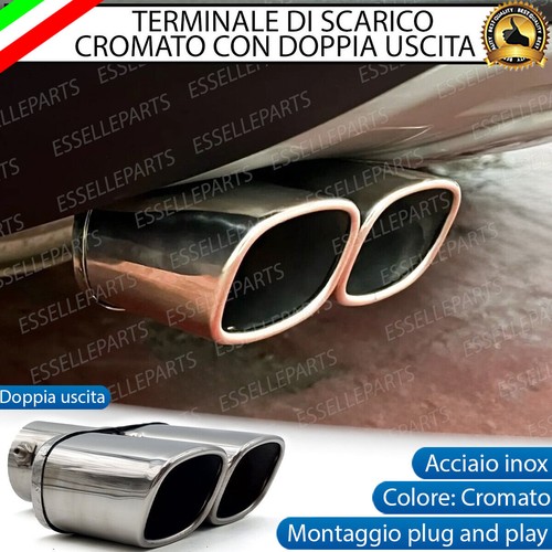 Terminale scarico doppio - terminale,