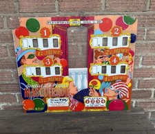 Flipper vintage Gottlieb 1966 mascherato perspex vetro posteriore traslite