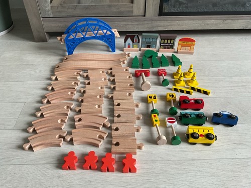 Set treno legno pezzi - set, 60