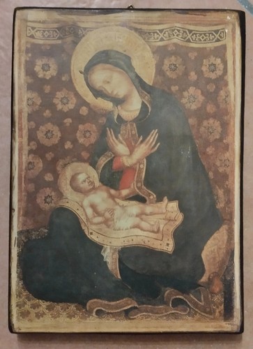 Icona madonna dell - umiltà, di