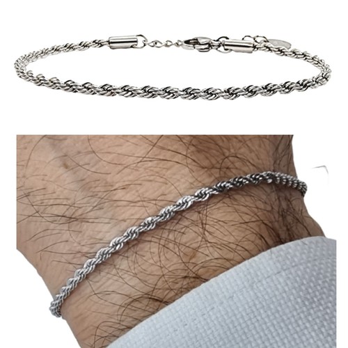 Bracciale uomo acciaio - bracciale,