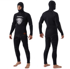 Uomo 5mm caldo con cappuccio