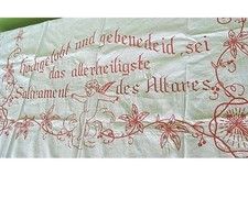 ANTICA TOVAGLIA DA ALTARE