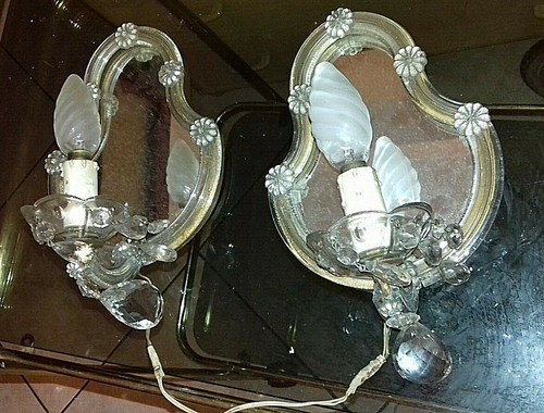 Coppia applique epoca - applique, d'epoca